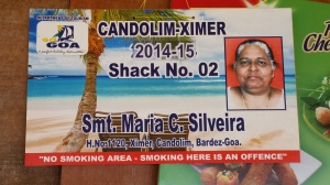 Maria C Silveira, ägare till shack 02 i Candolim